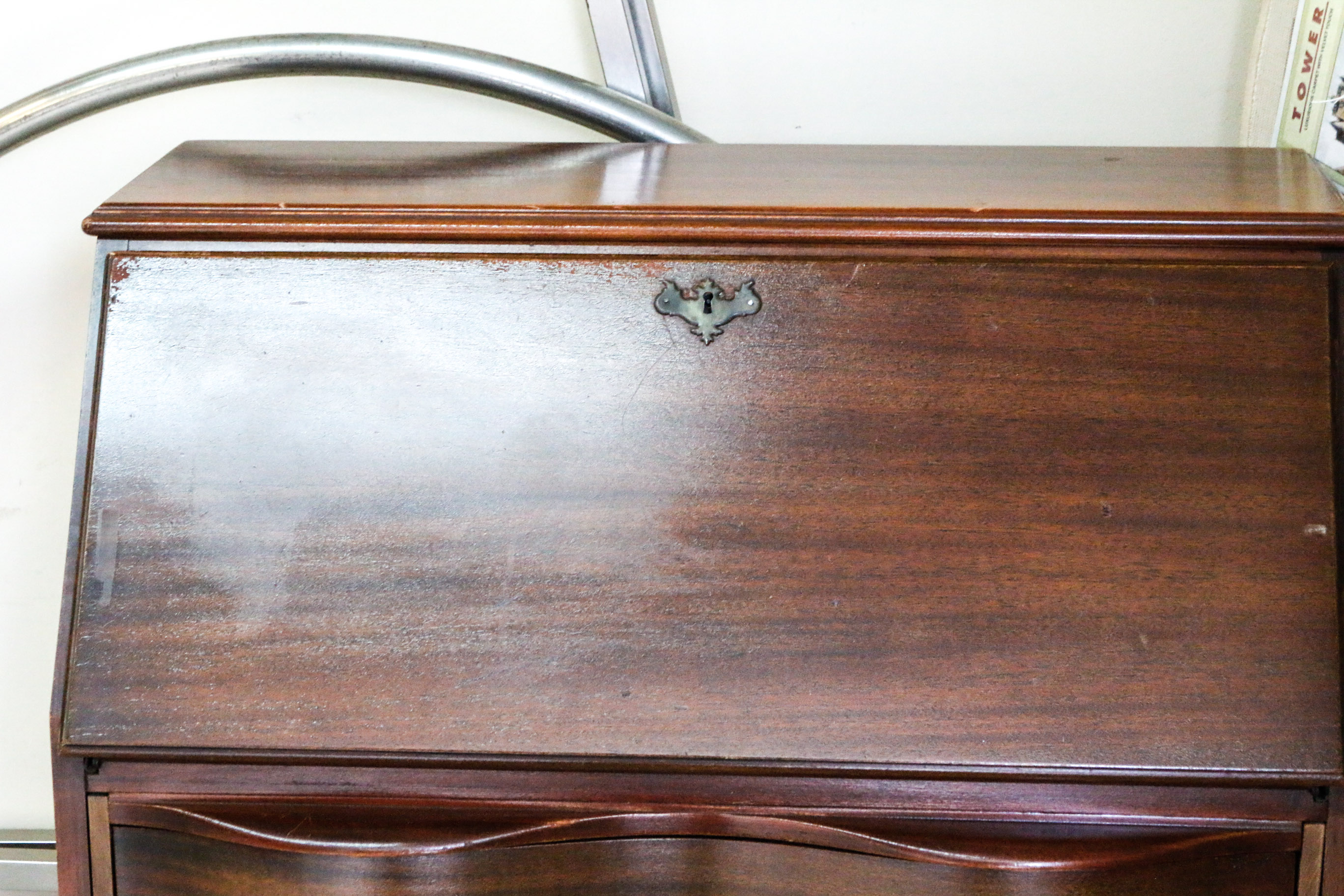 Vintage Wooden Secretary Desk