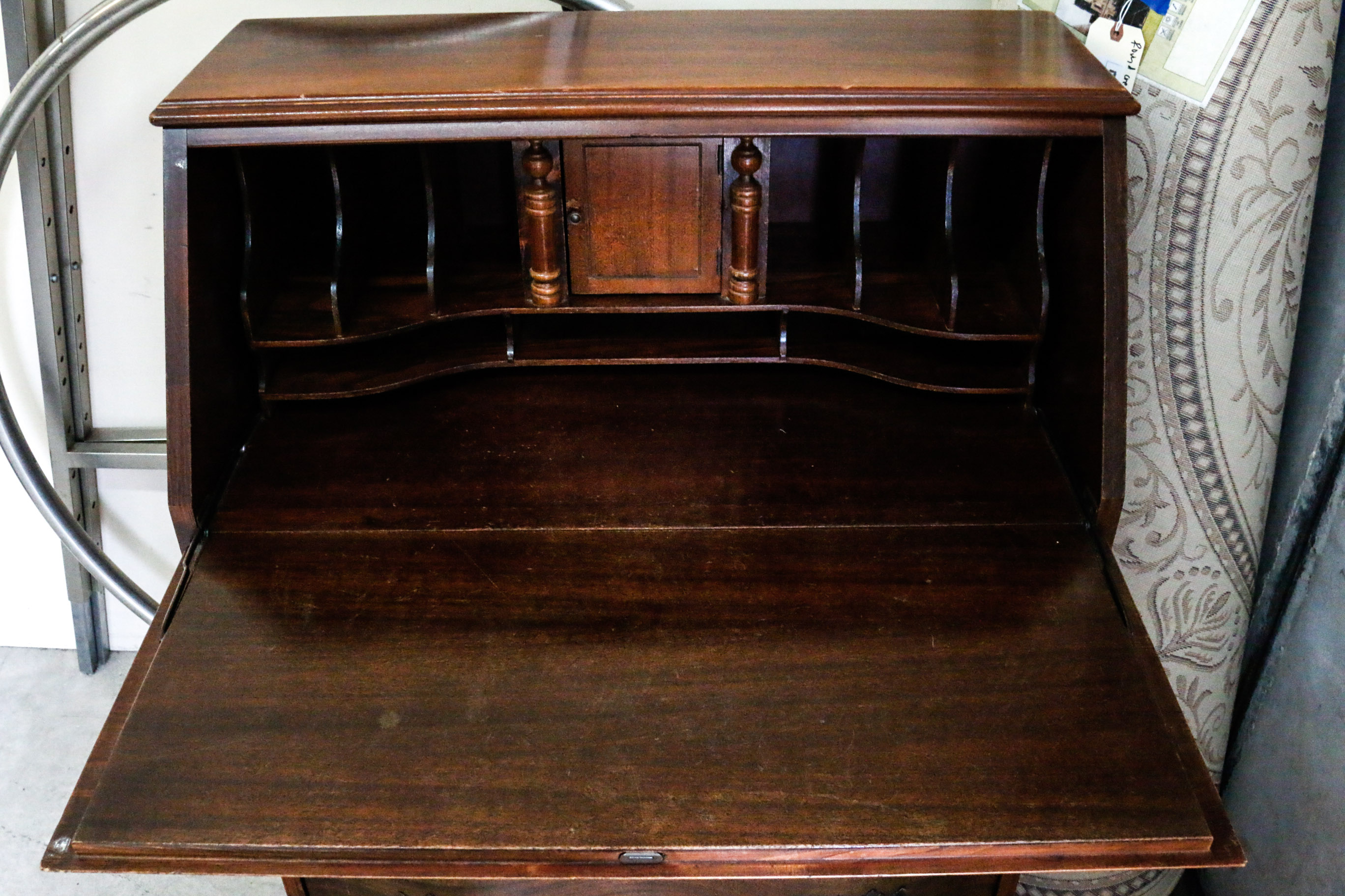 Vintage Wooden Secretary Desk