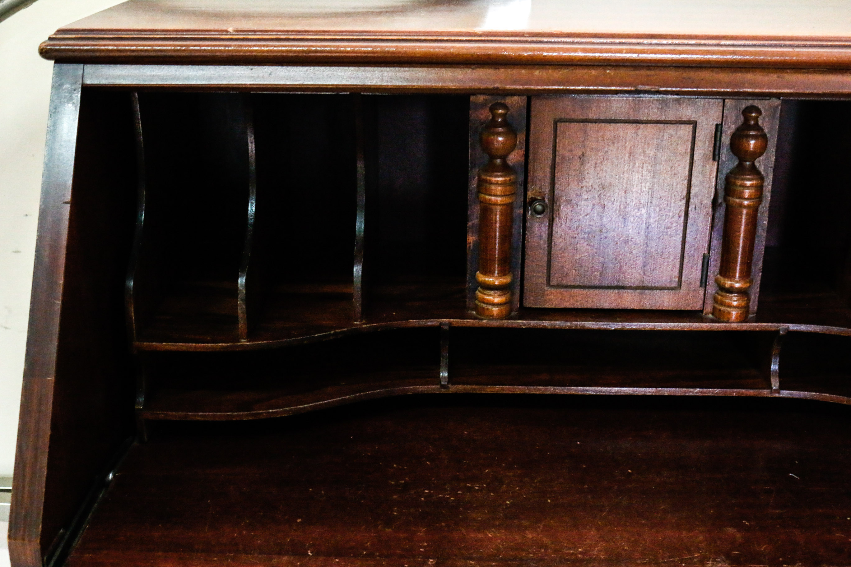 Vintage Wooden Secretary Desk