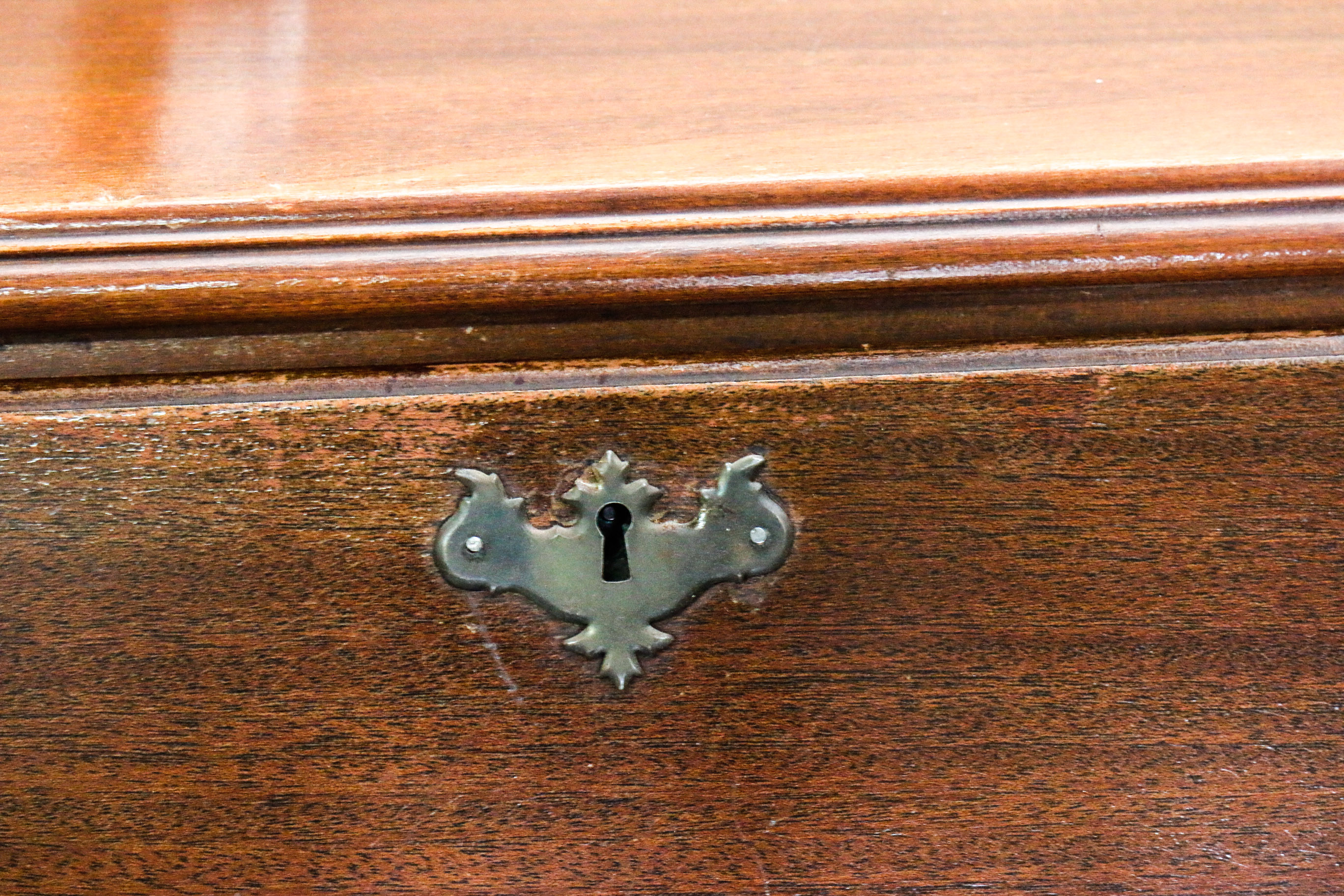 Vintage Wooden Secretary Desk