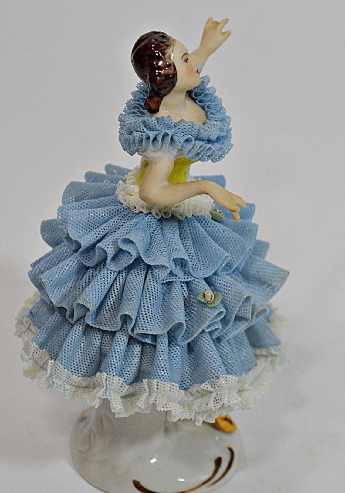 Antique Dresden Porcelain Ballerina