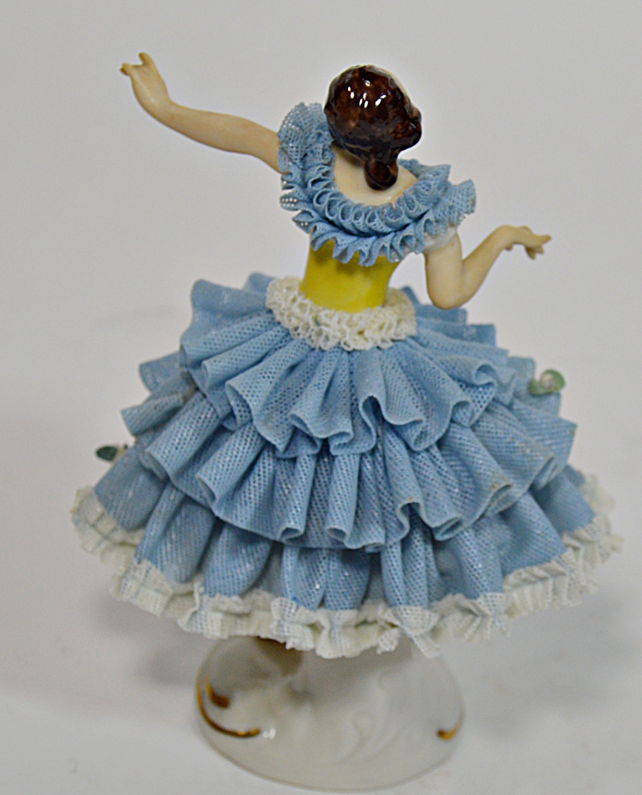 Antique Dresden Porcelain Ballerina