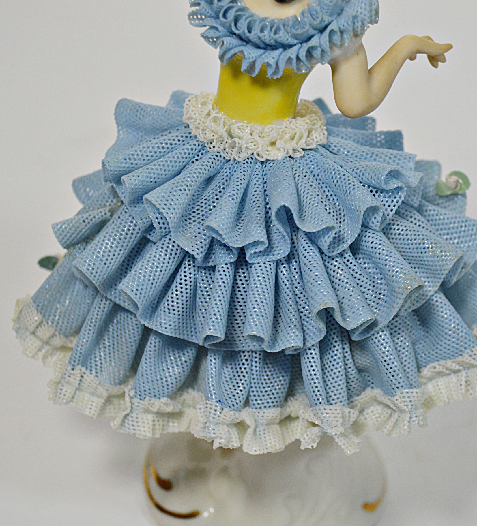 Antique Dresden Porcelain Ballerina