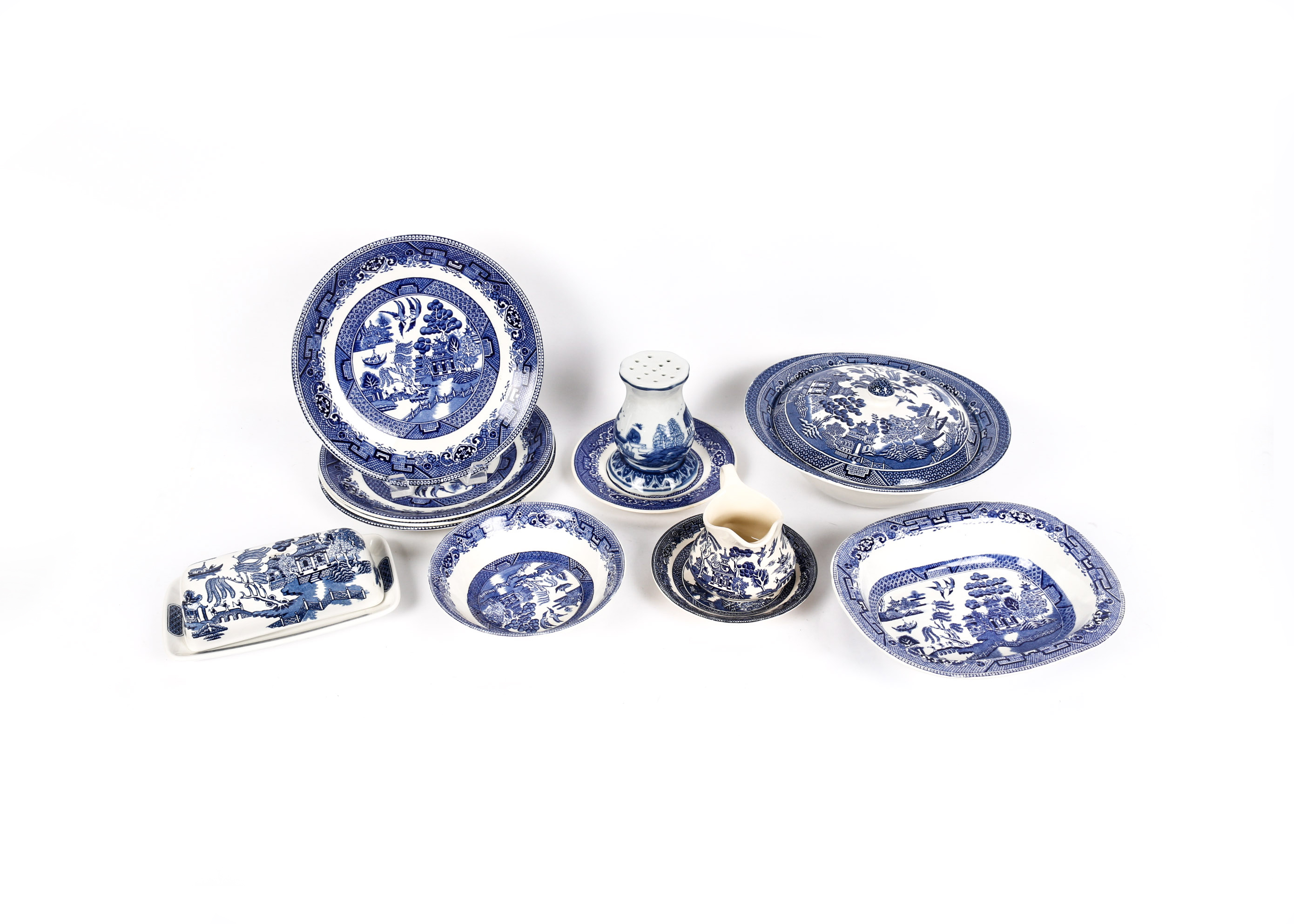 "Blue Willow" China Including W.R. Midwinter and Johnson Brothers