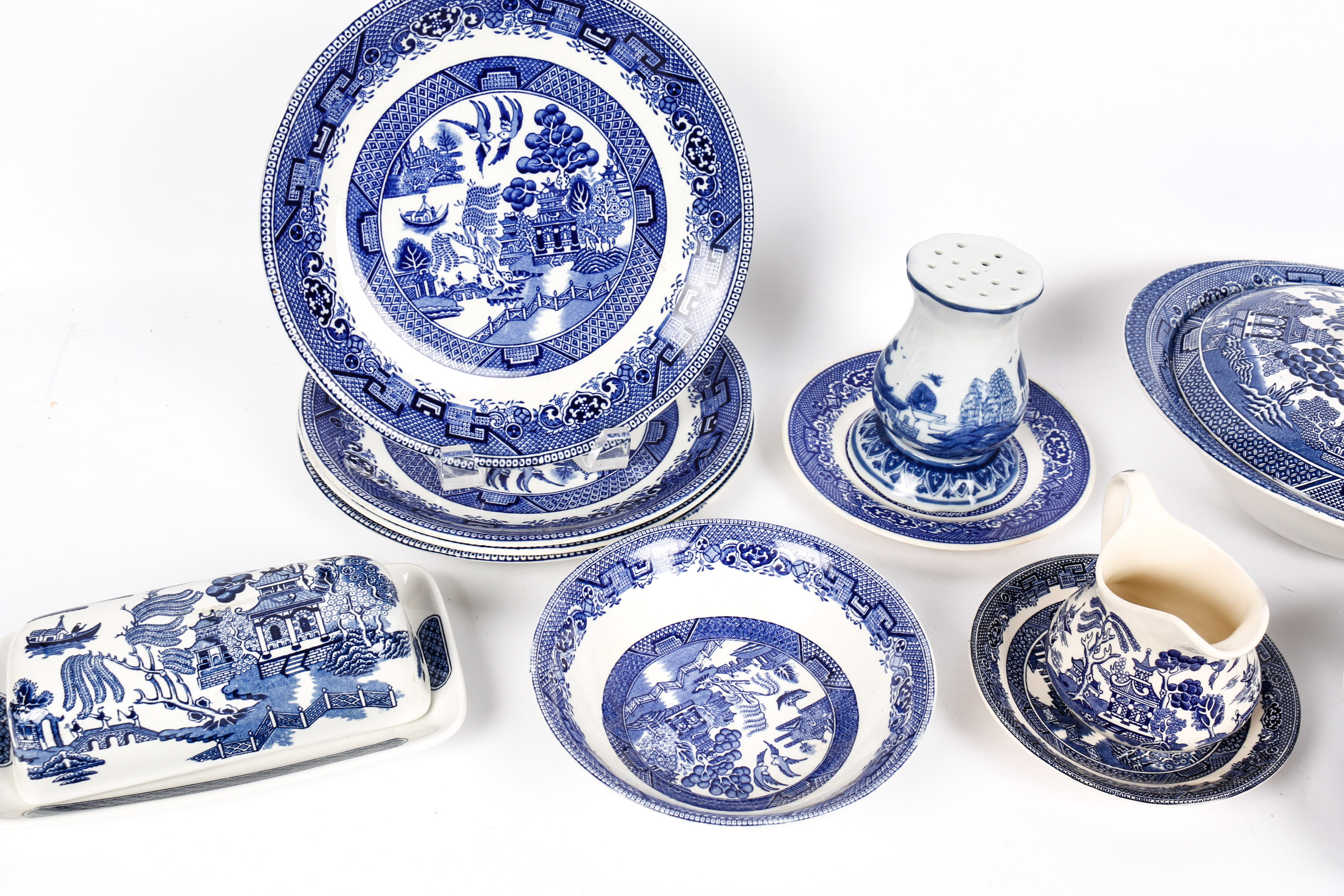 "Blue Willow" China Including W.R. Midwinter and Johnson Brothers