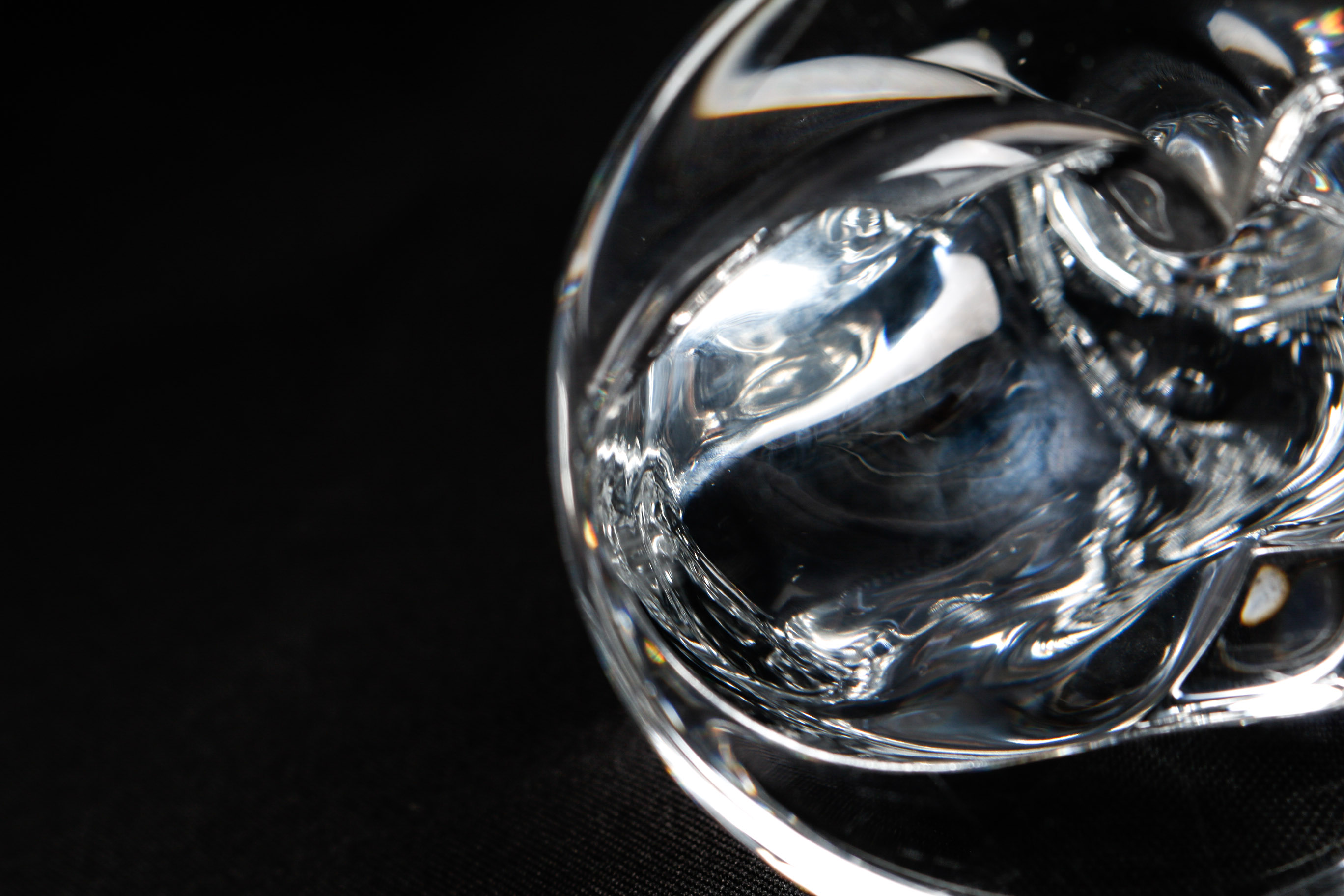 Hoya Crystal Cat Figurine