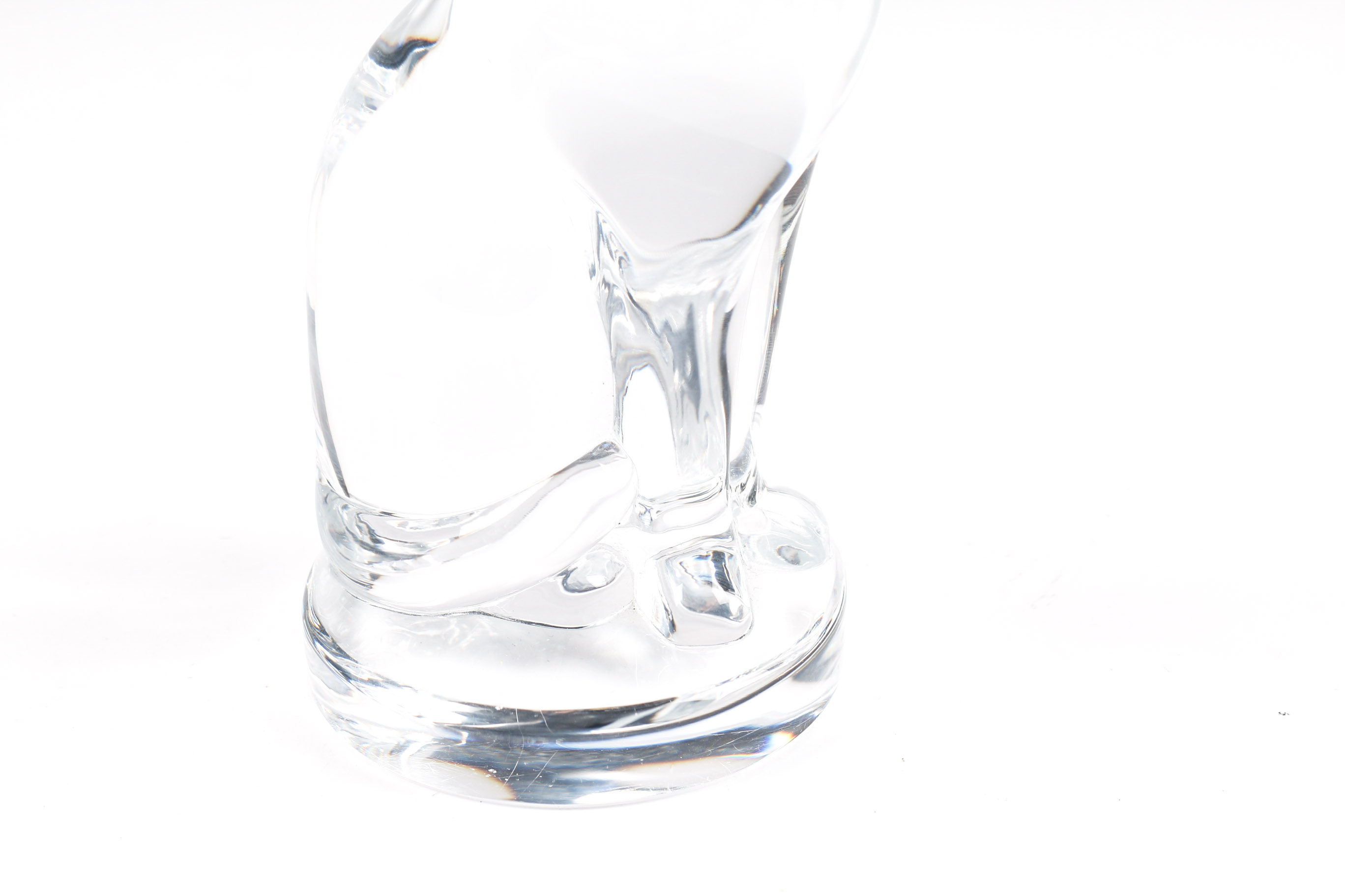 Hoya Crystal Cat Figurine