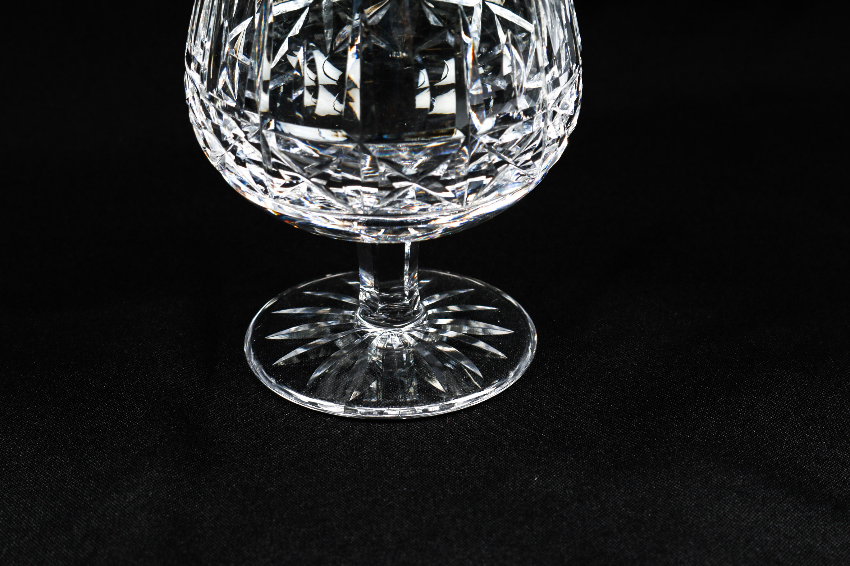 Four Waterford Crystal "Kylemore" Brandy Glasses