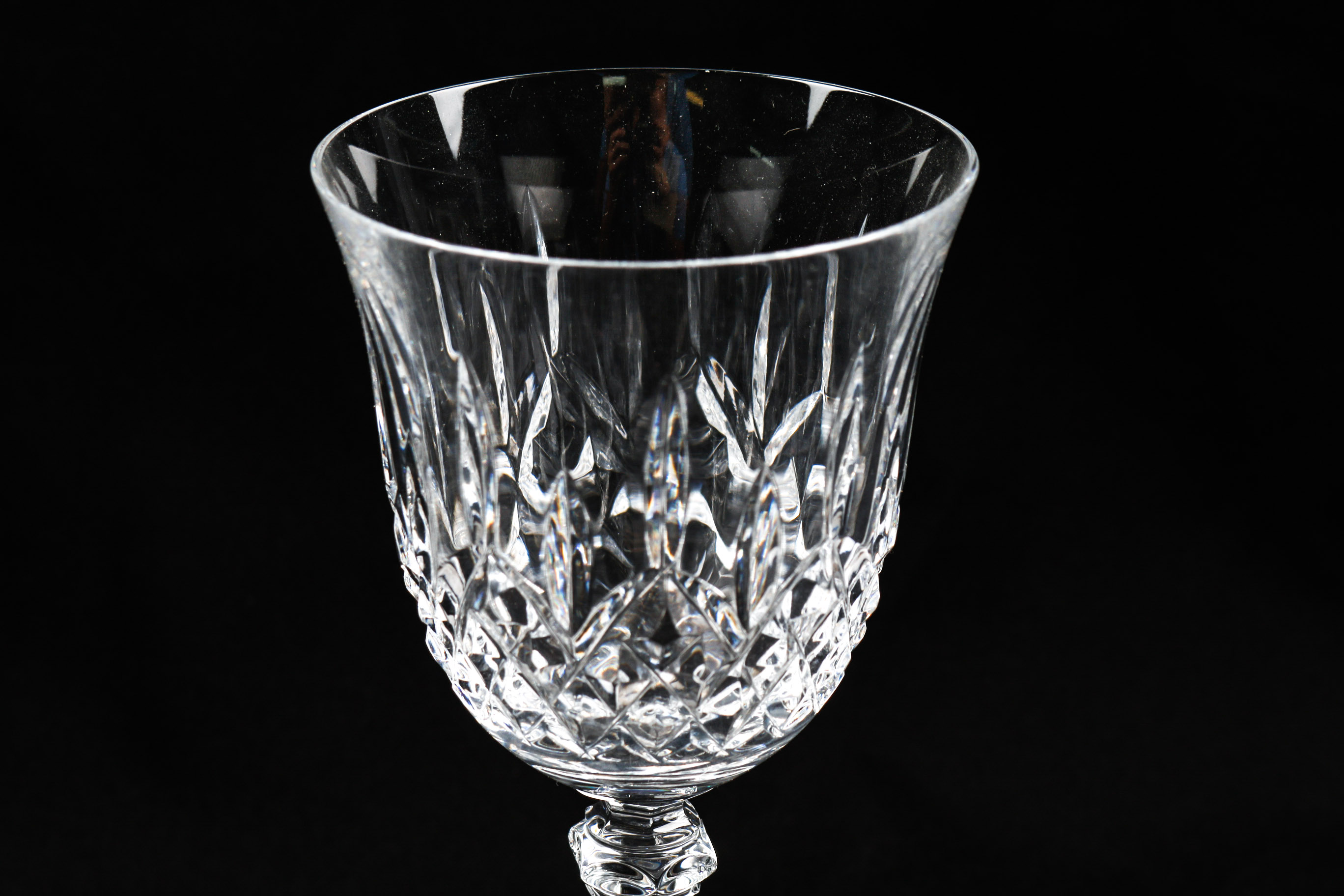 Four Galway Crystal Wine Glasses