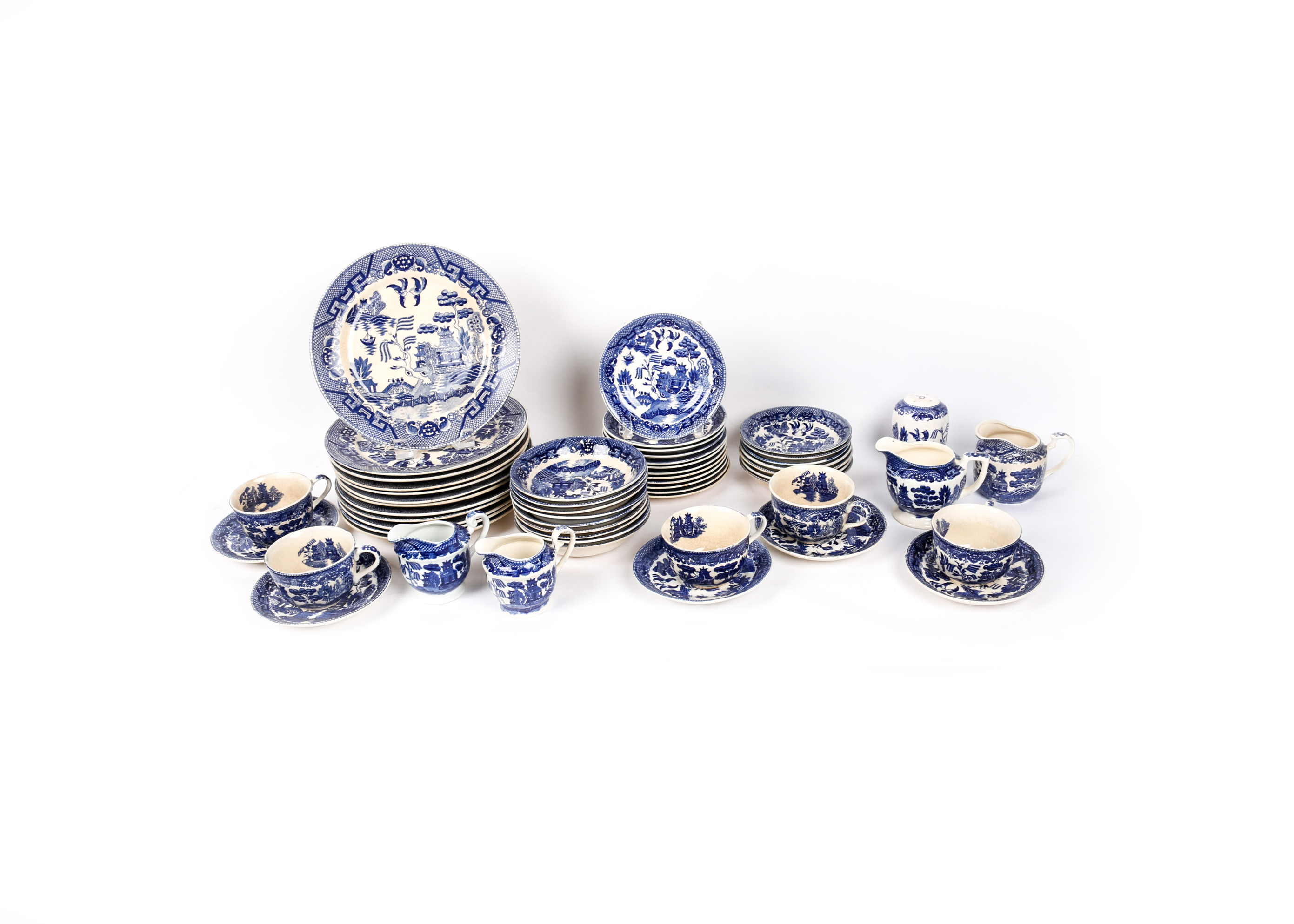 Assorted "Willow Tree" Tableware