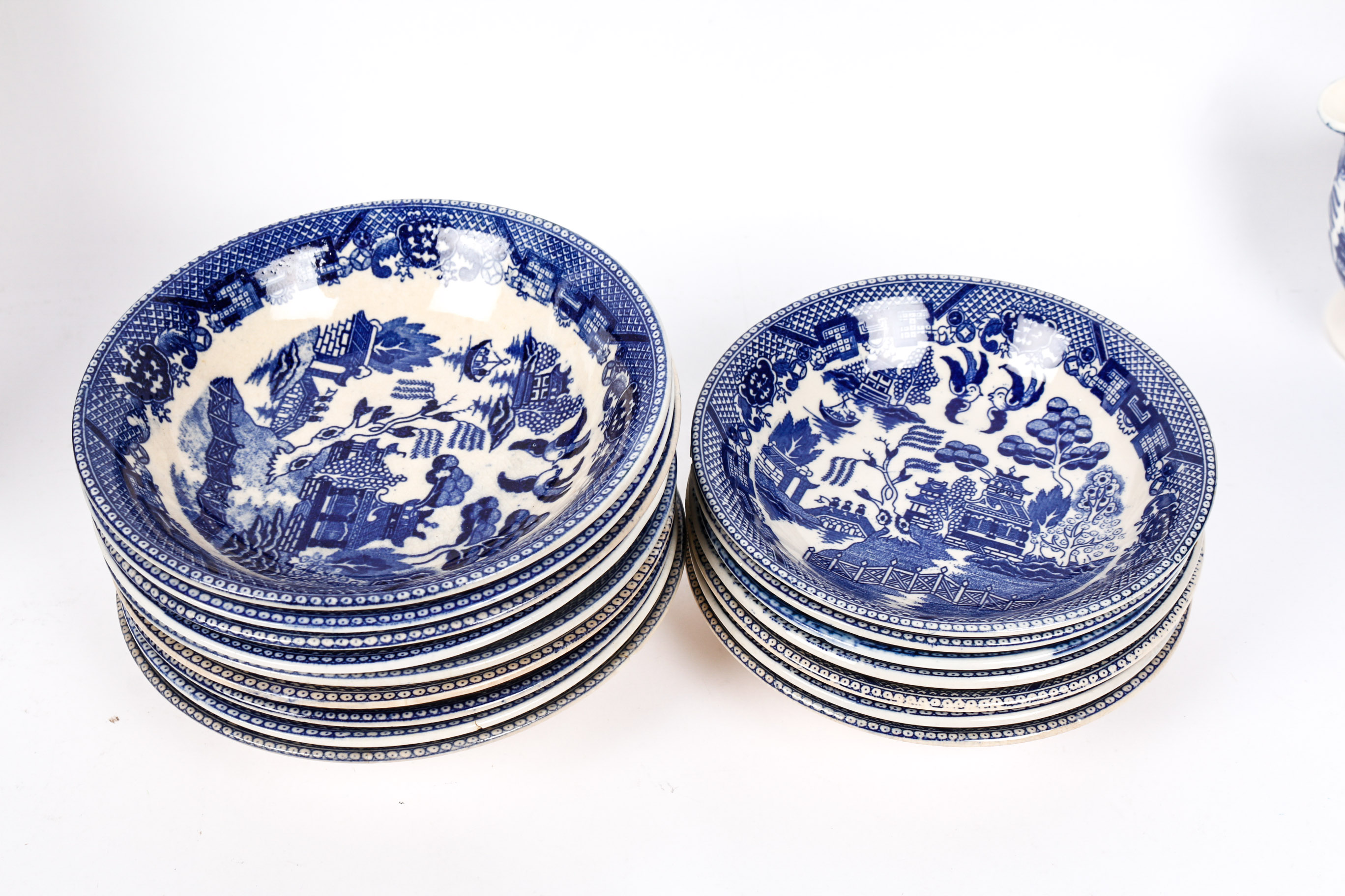 Assorted "Willow Tree" Tableware