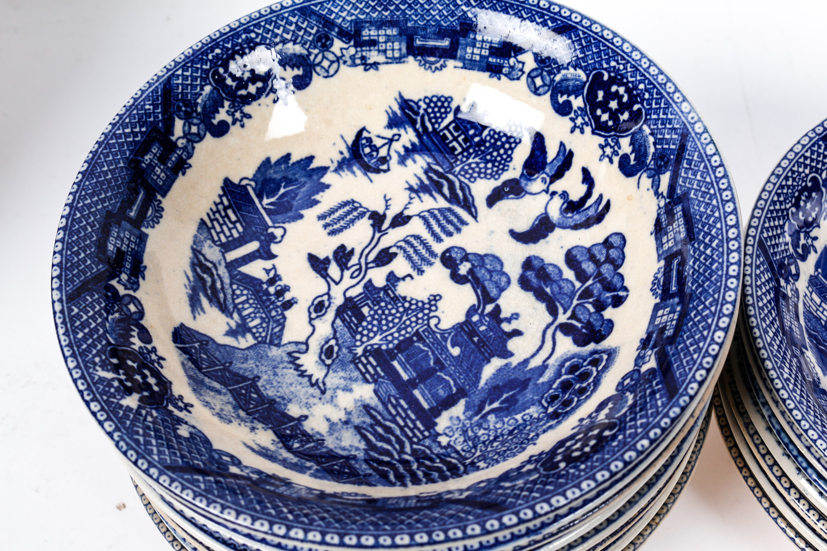 Assorted "Willow Tree" Tableware