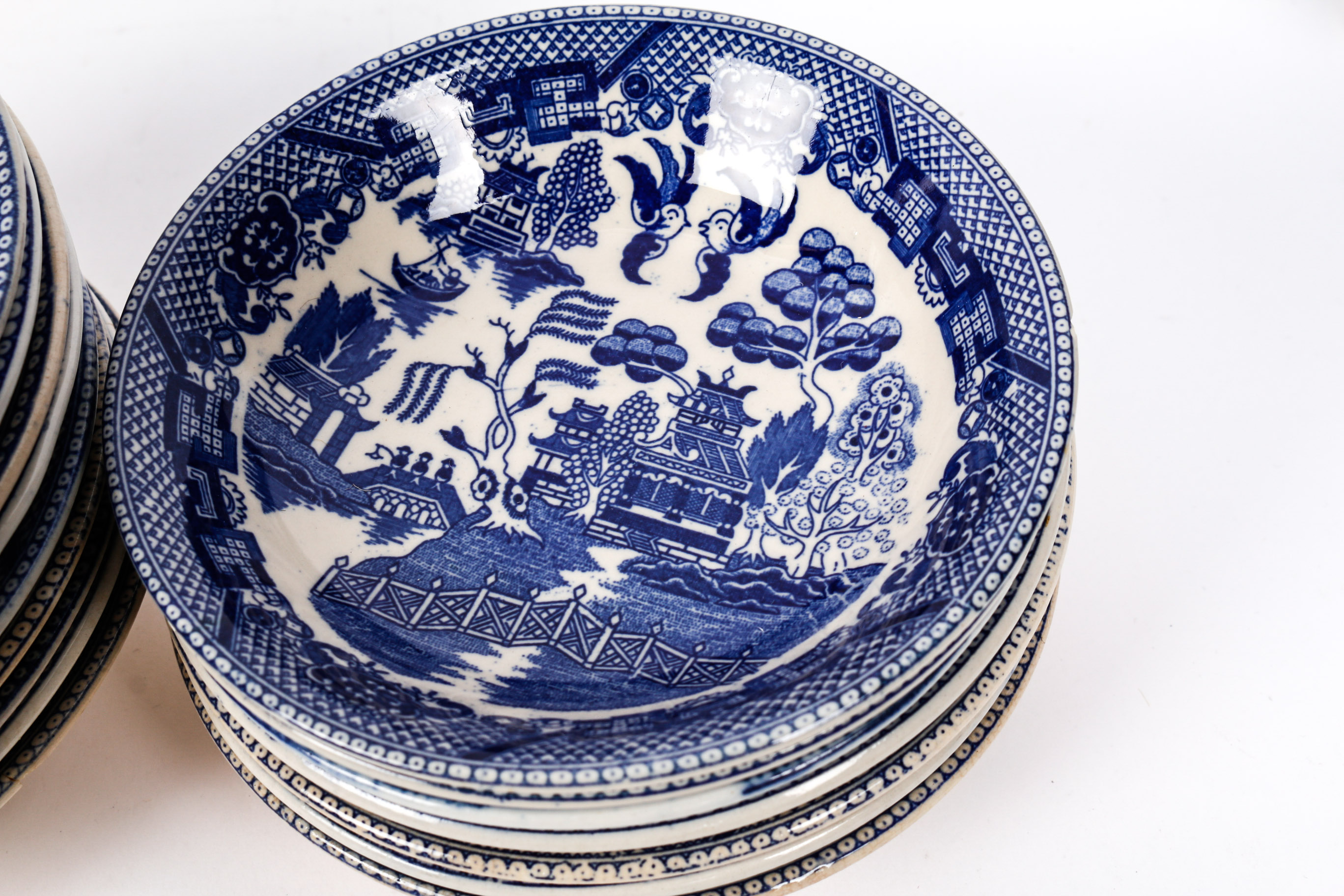 Assorted "Willow Tree" Tableware