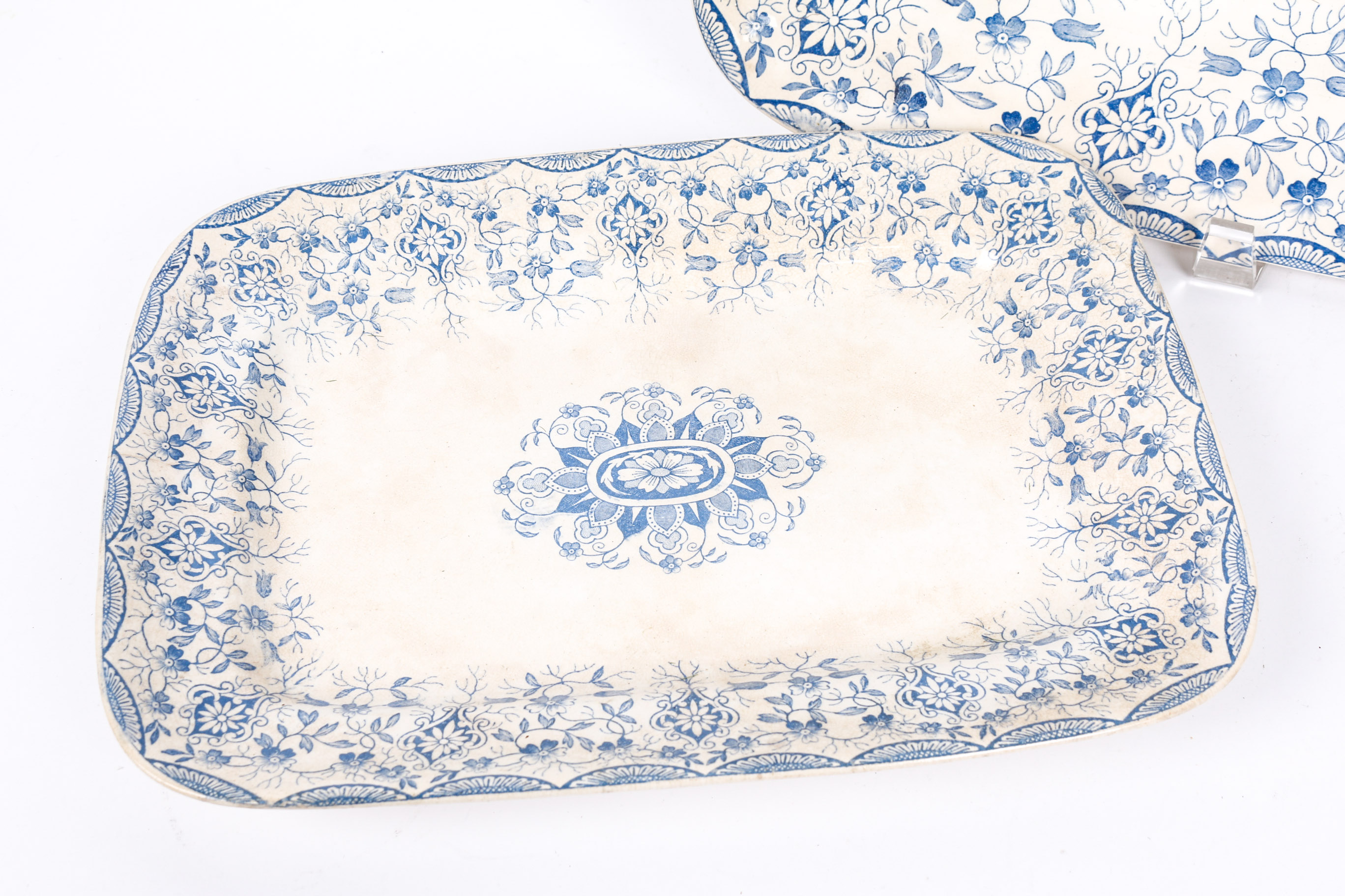 Three W.H Grindley and Tunstall "Daisy" Platters