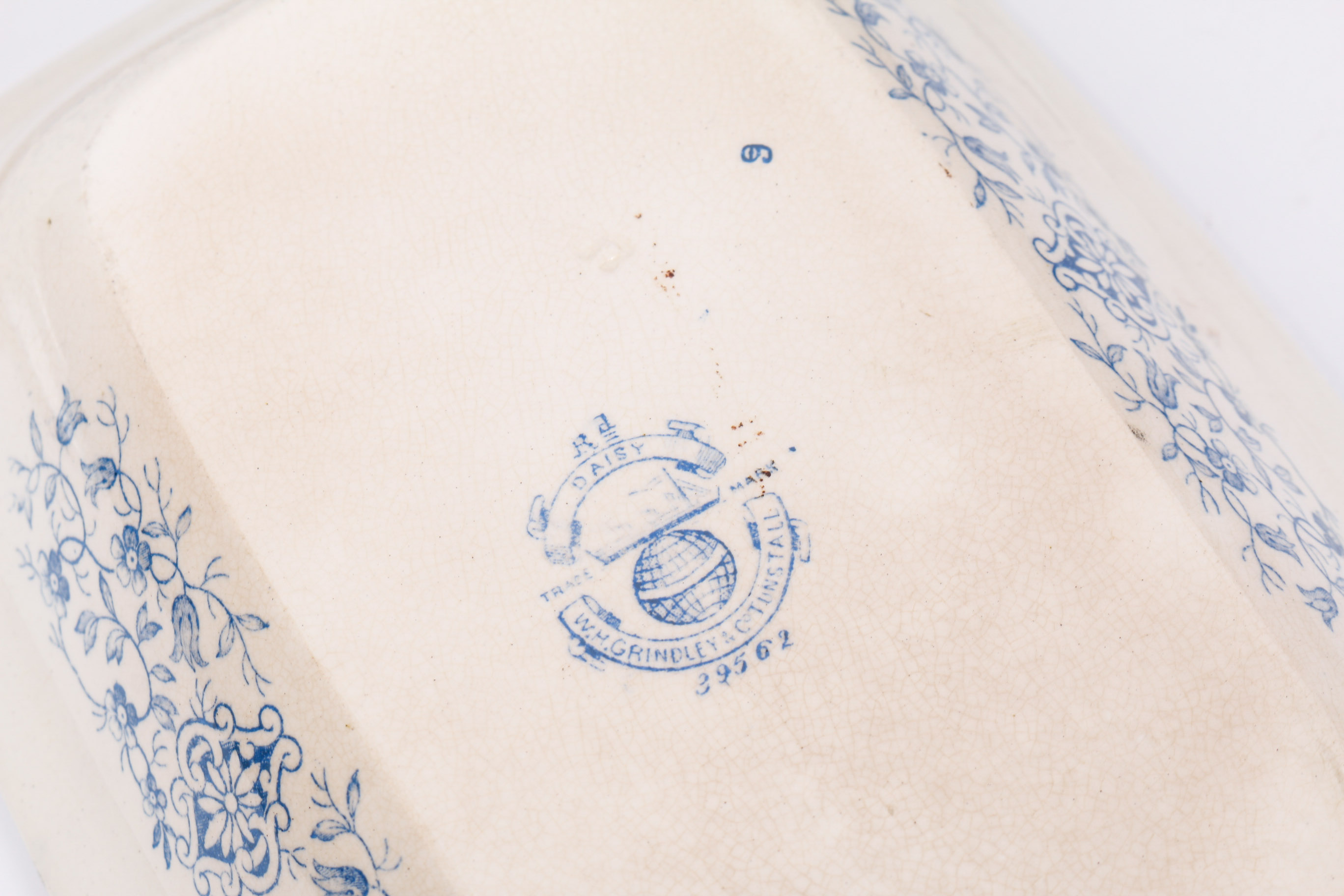 Three W.H Grindley and Tunstall "Daisy" Lidded Tureens