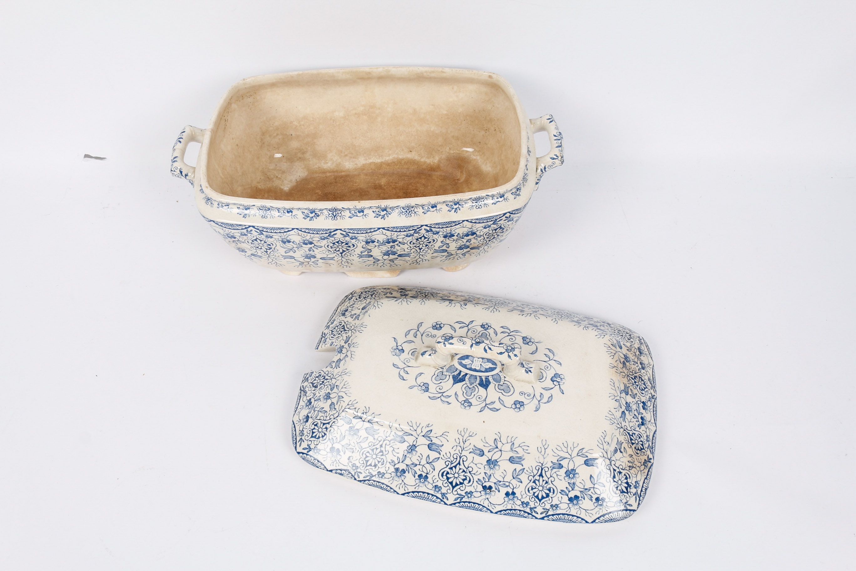 Three W.H Grindley and Tunstall "Daisy" Lidded Tureens