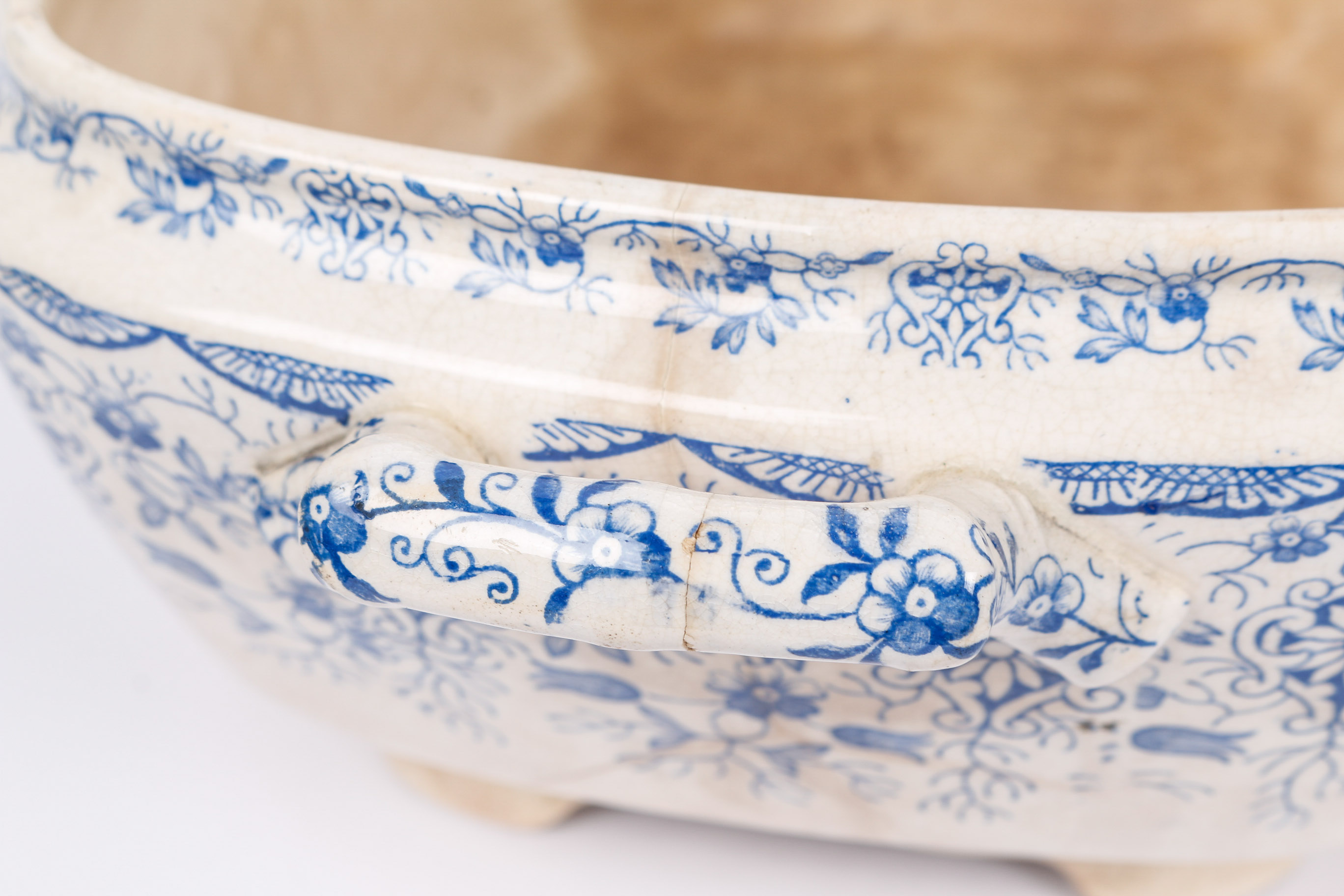 Three W.H Grindley and Tunstall "Daisy" Lidded Tureens