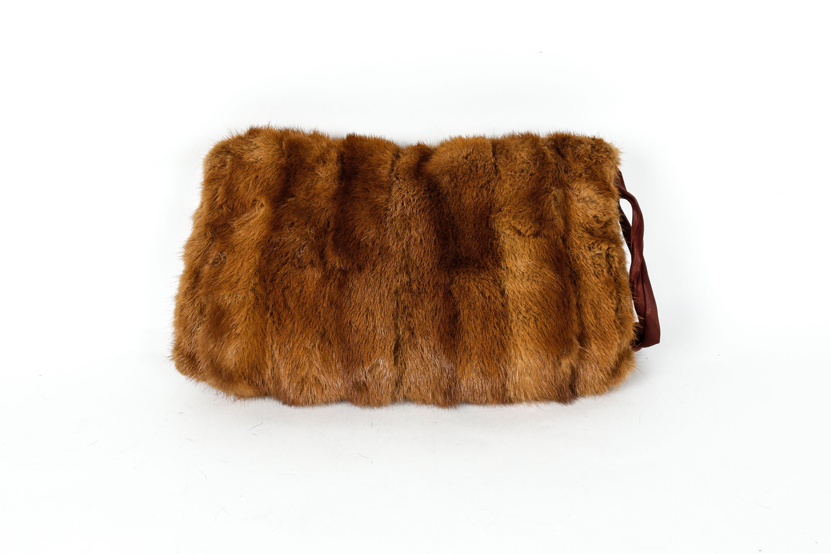 Vintage Muskrat Fur Muff
