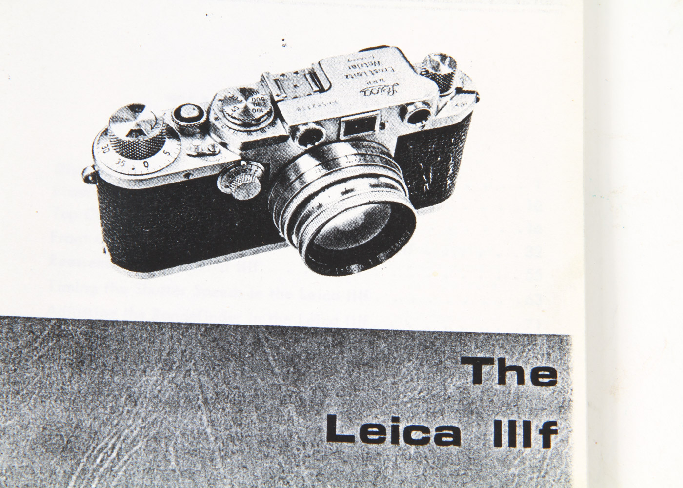 Vintage Leica D.R.P. Ernst Leitz Wezlar Camera and a Pair of Manuals