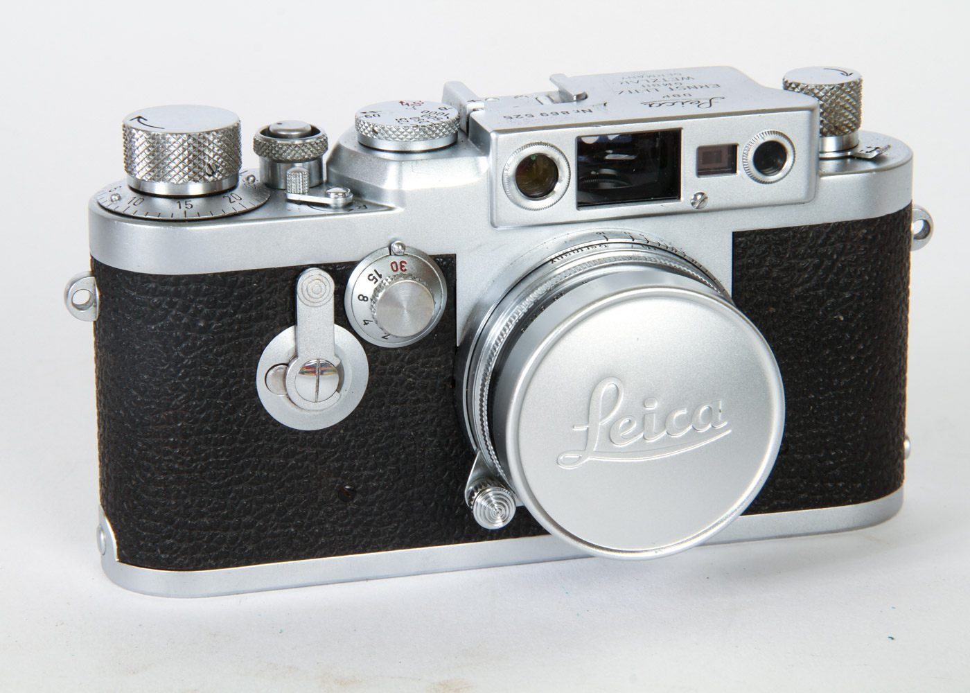 Vintage Leica DBP Camera and Manual