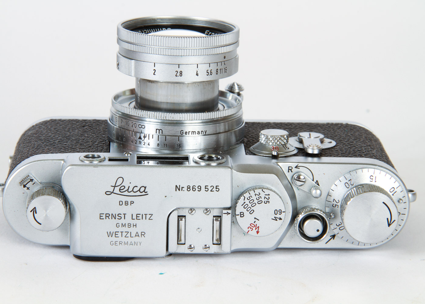 Vintage Leica DBP Camera and Manual