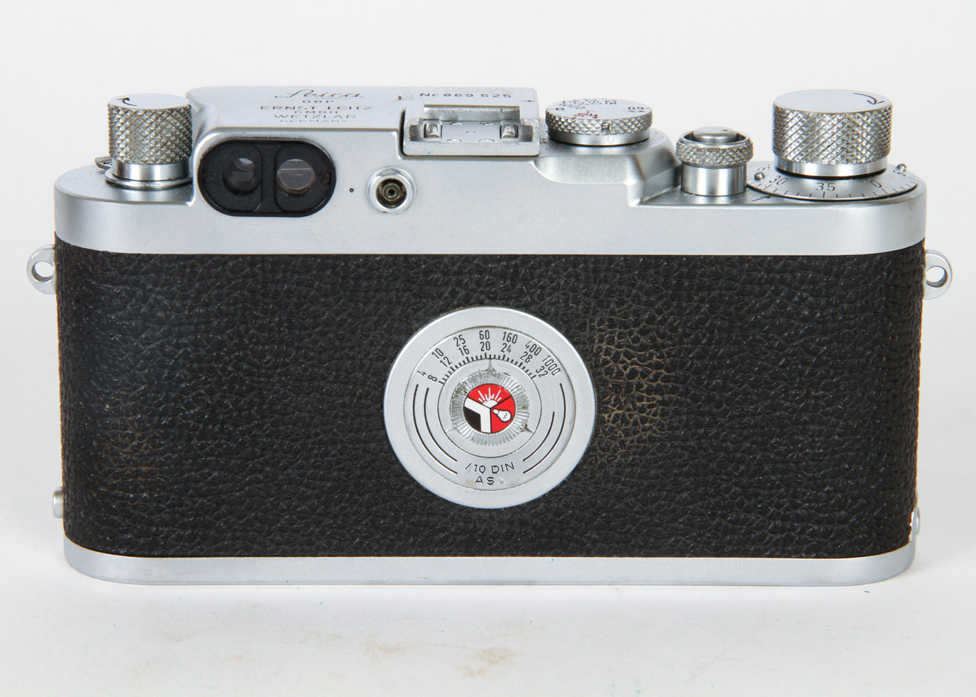 Vintage Leica DBP Camera and Manual