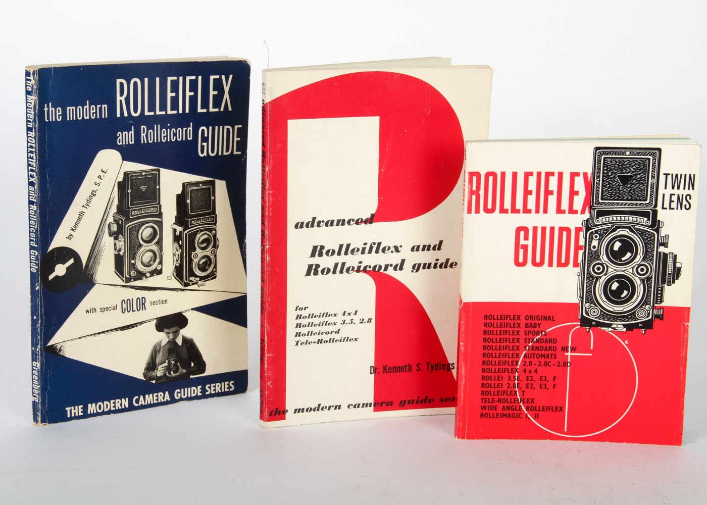 Vintage Rolleiflex DRP 2/173 DRGM Camera and Three Books