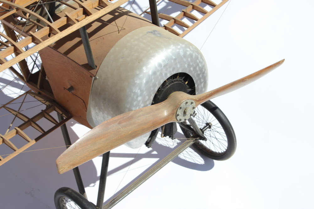 Skeleton Model of the WWI Era French Nieuport 11 (Bébé) Sesquiplane