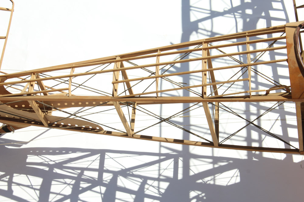 Skeleton Model of the WWI Era French Nieuport 11 (Bébé) Sesquiplane