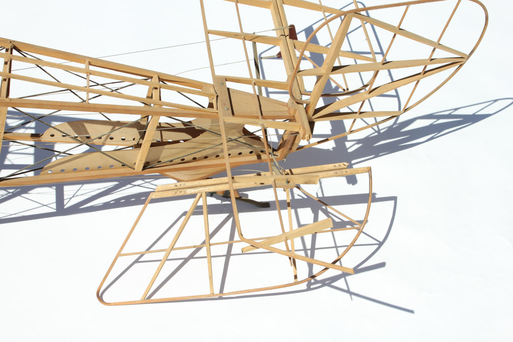 Skeleton Model of the WWI Era French Nieuport 11 (Bébé) Sesquiplane