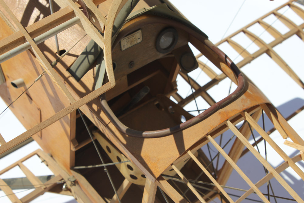 Skeleton Model of the WWI Era French Nieuport 11 (Bébé) Sesquiplane