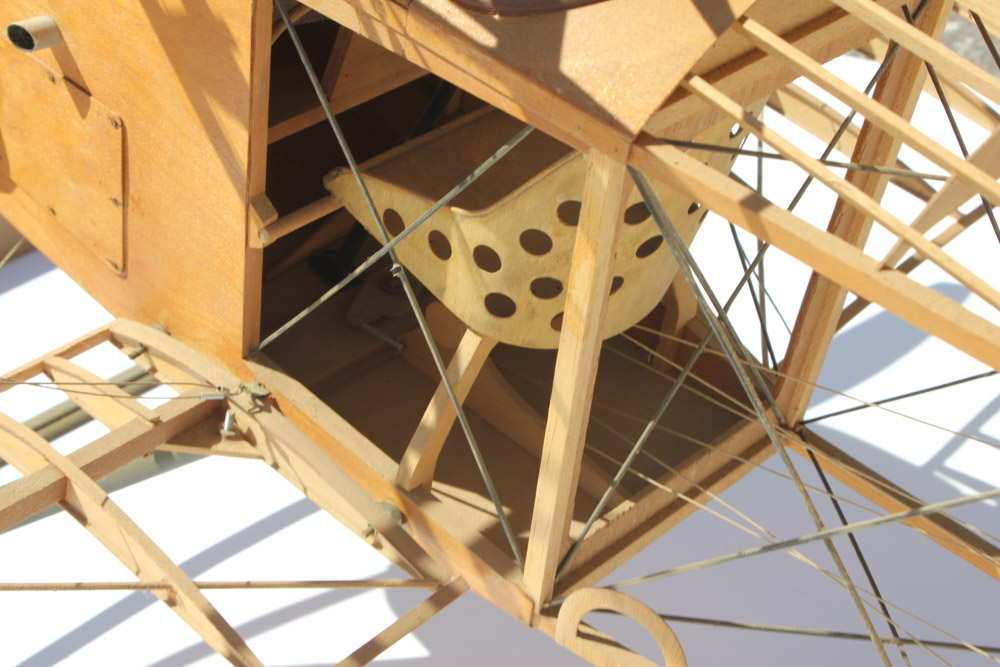 Skeleton Model of the WWI Era French Nieuport 11 (Bébé) Sesquiplane