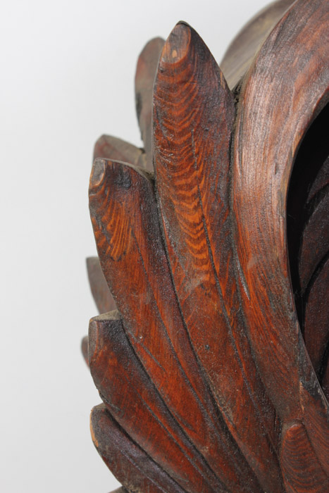 Set of Three Hand Carved Griffin Architectural Elements