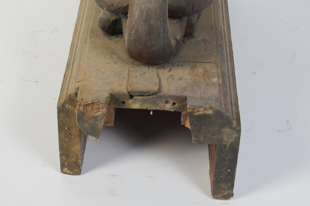 Set of Three Hand Carved Griffin Architectural Elements