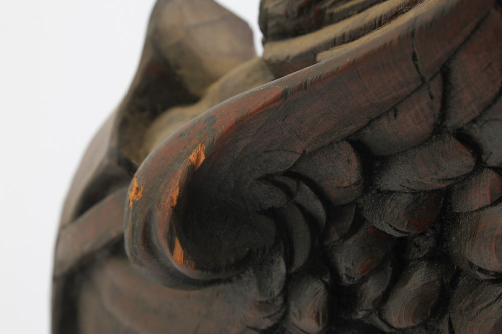 Set of Three Hand Carved Griffin Architectural Elements