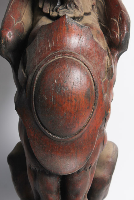 Set of Three Hand Carved Griffin Architectural Elements