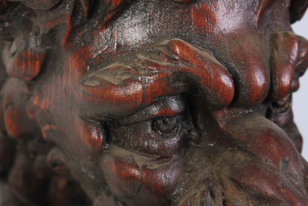 Set of Three Hand Carved Griffin Architectural Elements