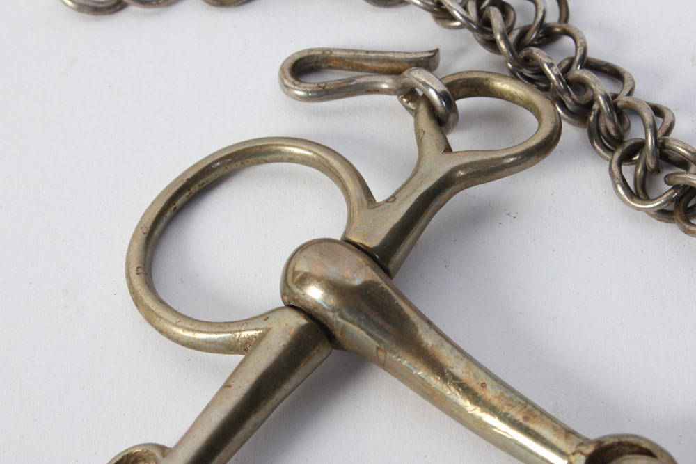 Collection of Stirrups, Chains, and Bits