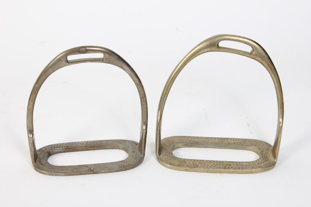 Collection of Stirrups, Chains, and Bits