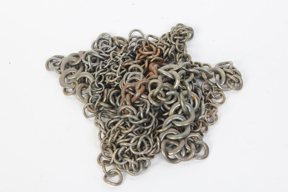 Collection of Stirrups, Chains, and Bits