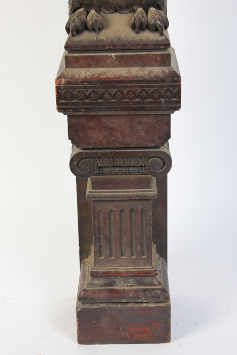 Pair of Hand Carved Owl Architectural Elements