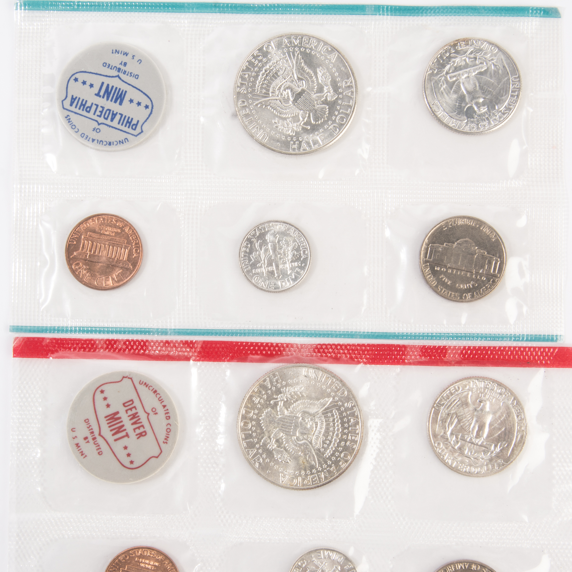 1964 Philadelphia and Denver Mint Sets