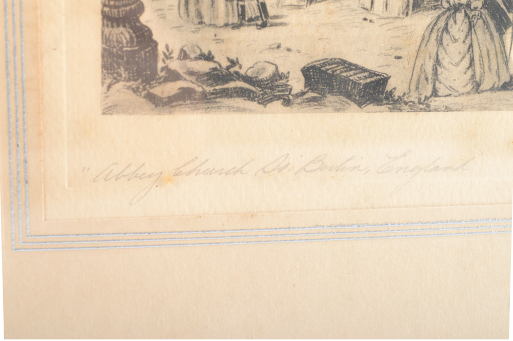 M. Ellsworth English Abbey Church and Cathedral Engravings