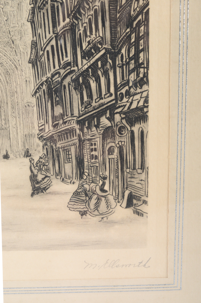 M. Ellsworth English Abbey Church and Cathedral Engravings