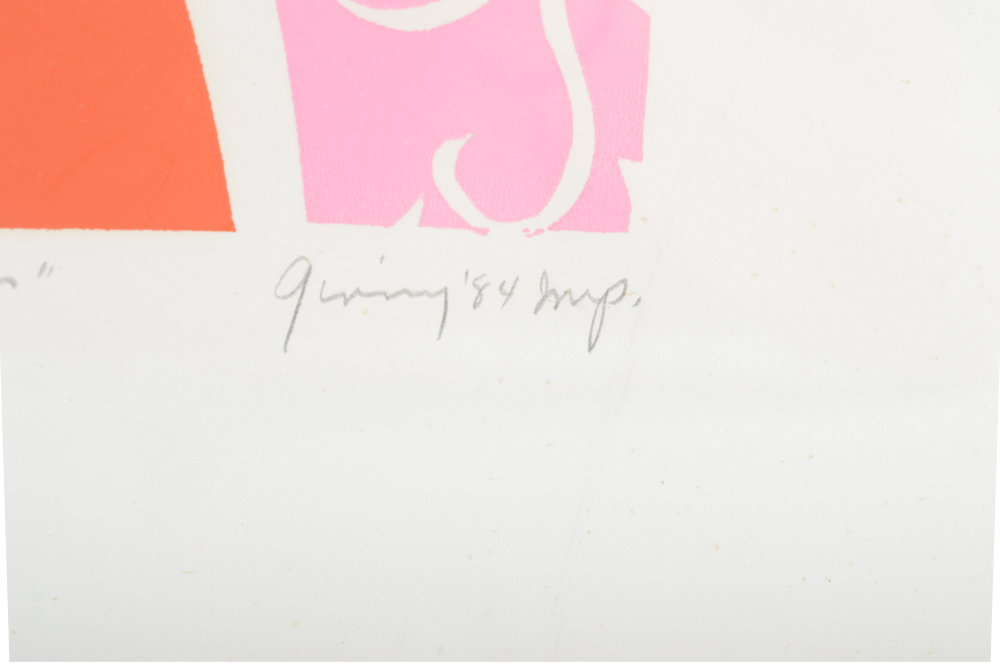 Ginny Artist's Proof Lithograph "Reclining Woman"