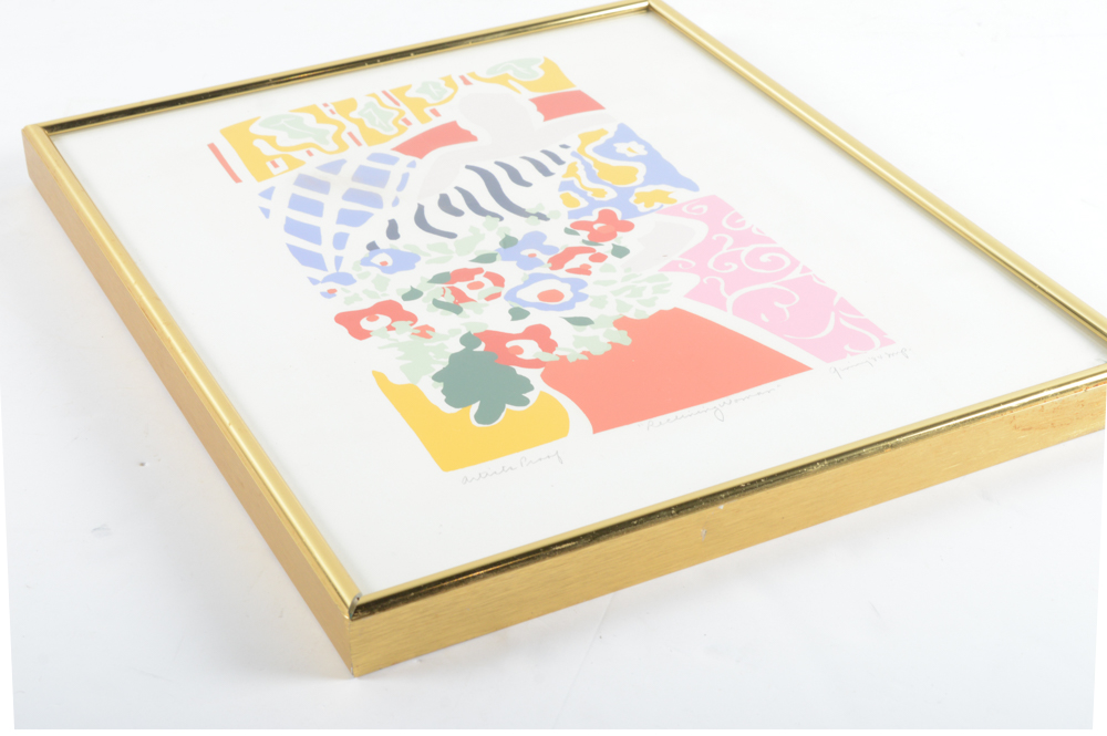 Ginny Artist's Proof Lithograph "Reclining Woman"