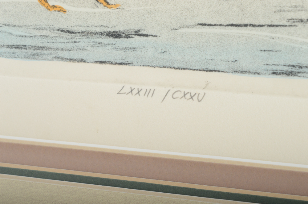 Dan Mitra Artist's Proof Hand-Colored Etching "Mallard Duck"