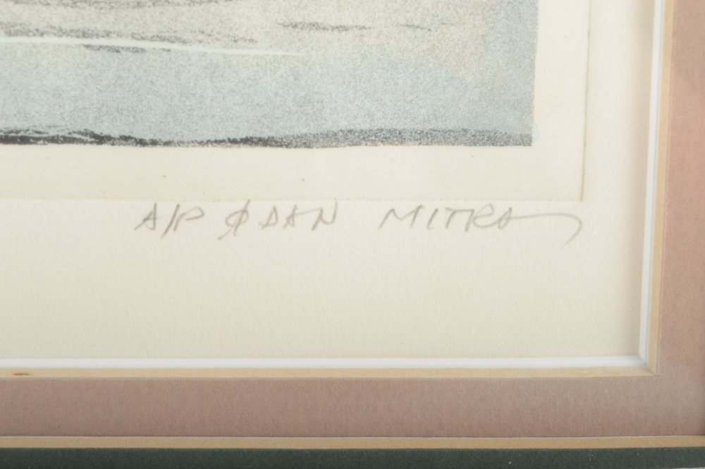 Dan Mitra Artist's Proof Hand-Colored Etching "Mallard Duck"