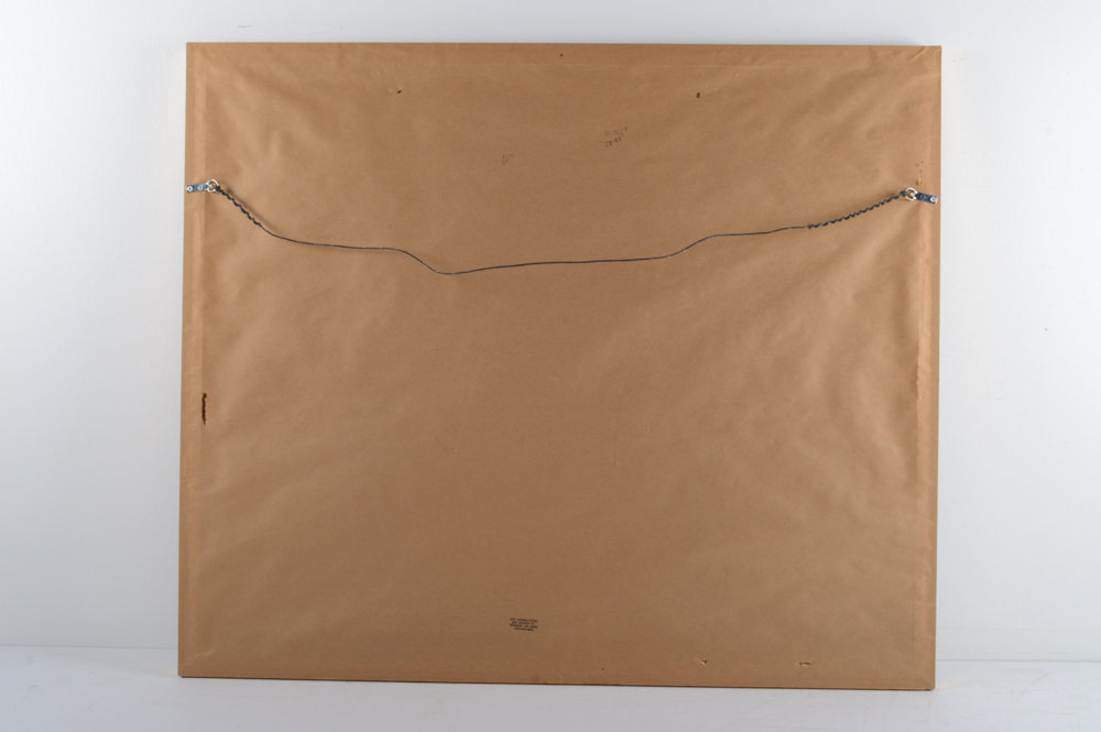 Ray Burdzinski Offset Lithograph "Cottage Garden"