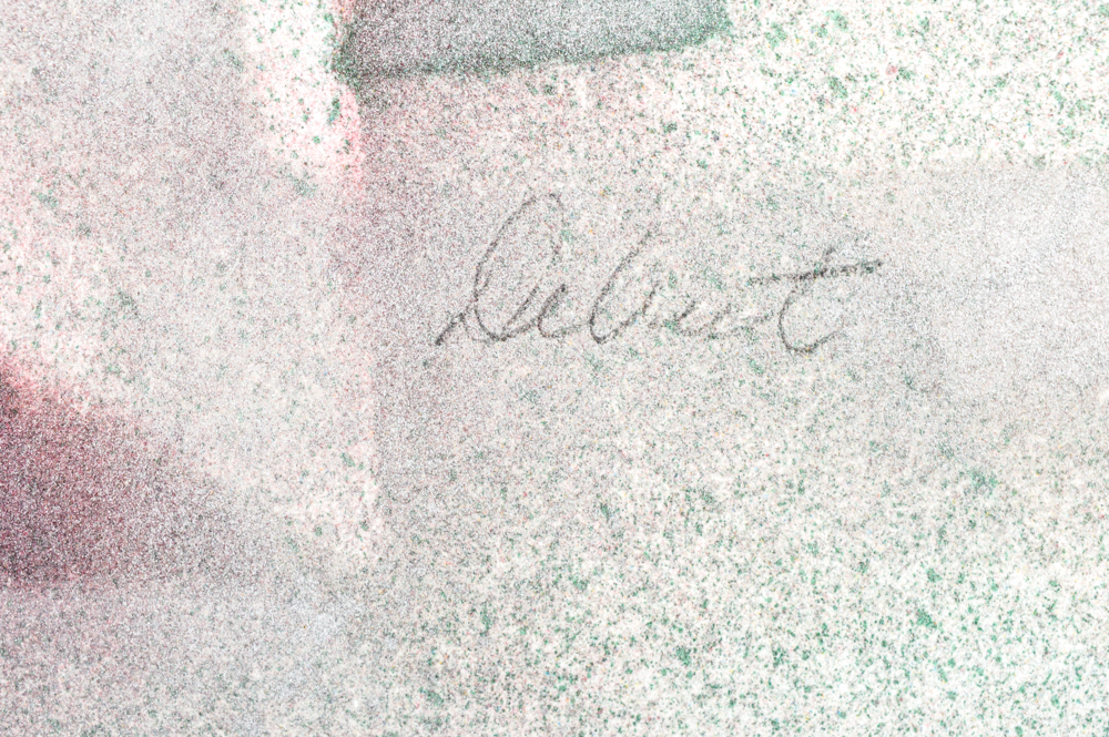 Large Scale C. Ruane Mixed Media on Handmade Paper